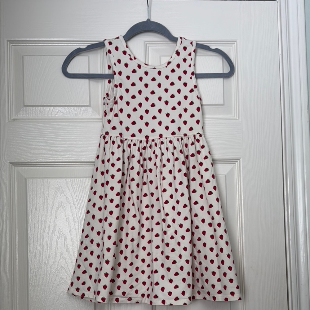 Pink Chicken Brown Sleeveless Scoop Neck Sundress